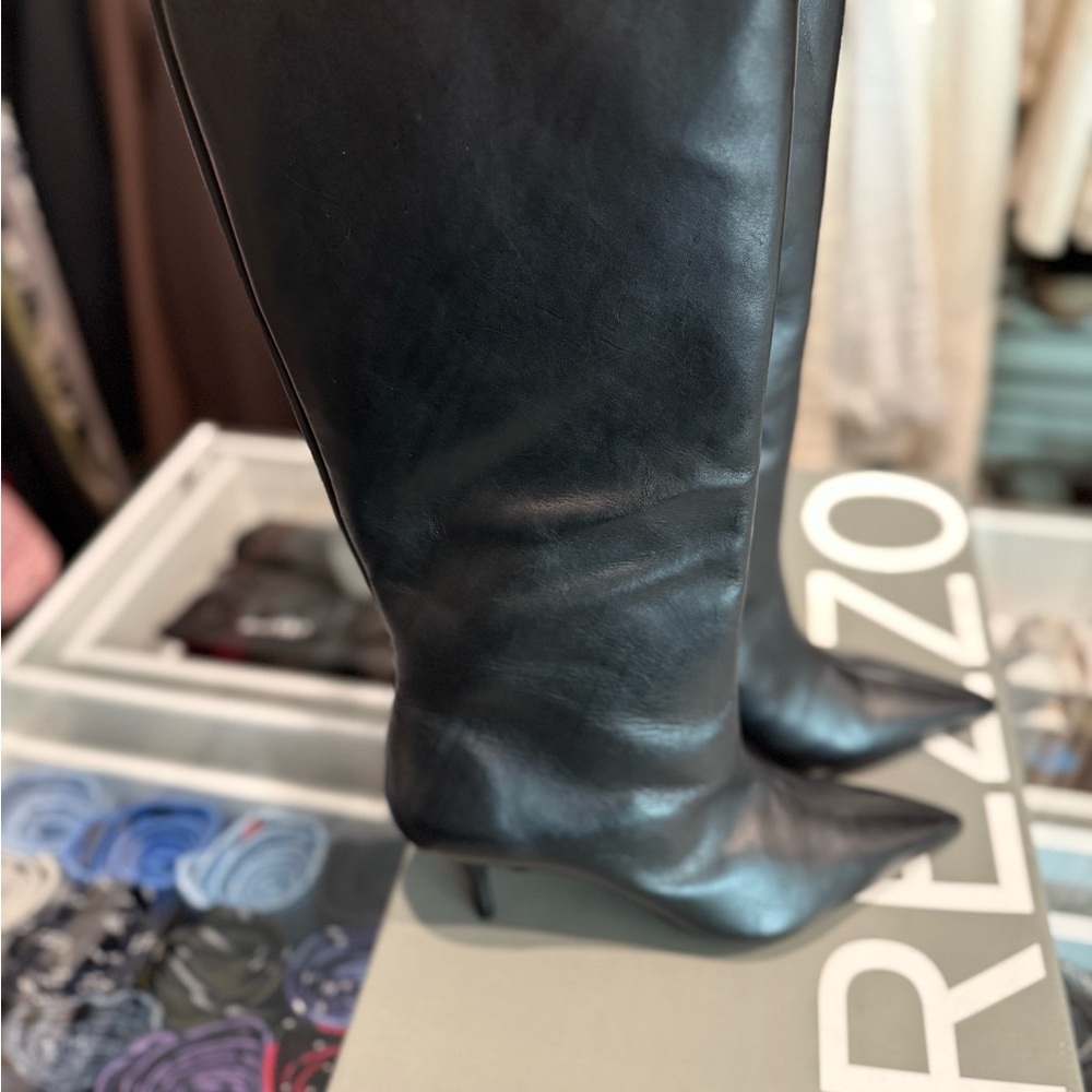 Arezzo Elegant Black Boots - Picture 8 of 12